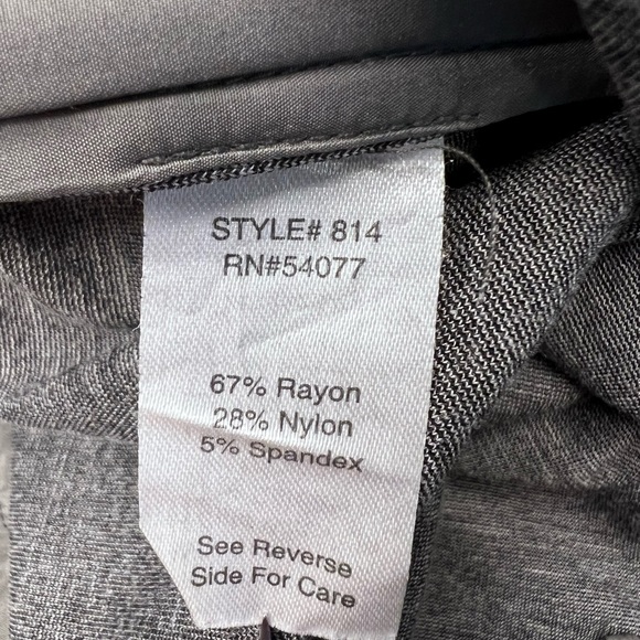 Cabi Newport Pants Stone Gray #814 Ponte Stretch Knit - size 6 - Picture 7 of 11